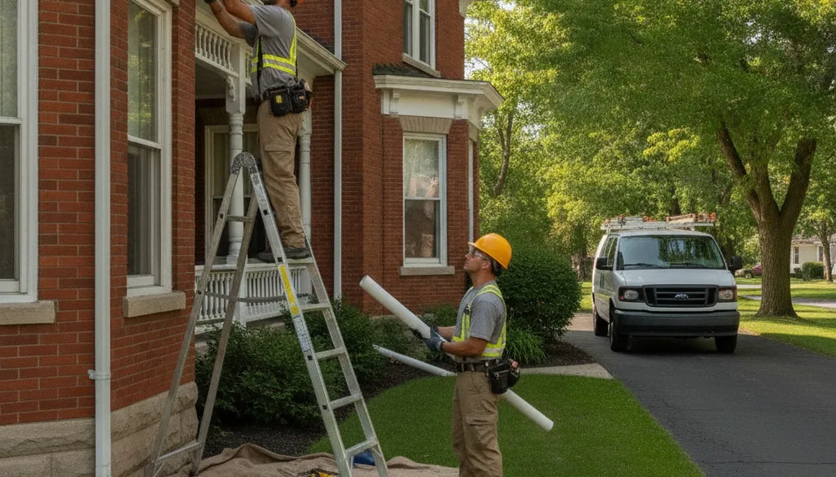 Madison, WI plumbing repair service truck for residential leak and pipe repairs